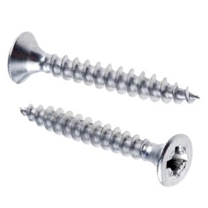 4mm x 30mm (No. 8 x 1-1/4") Ponzidriv Steel Screws