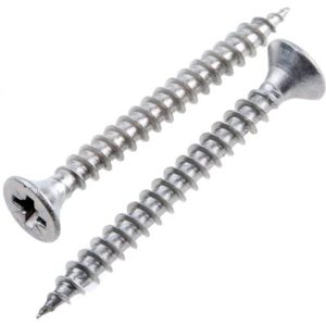 5mm x 50mm (No. 10 x 2") Ponzidriv Steel Screws