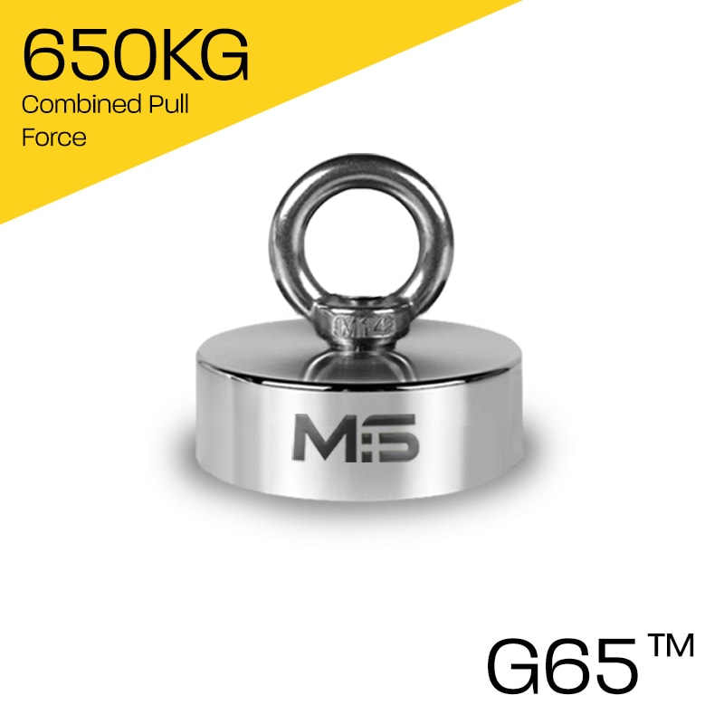 Genesis™ - G65™ 360 Degree Magnet Fishing Kit (650KG / 1,433LB Pull) -  Magnet Store