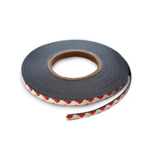Magnetic tape has a powerful 3M adhesive strip on the opposite side to securely stick to any surface with the dimension of 10mm x 1.5mm, popularly used in crafts, home and DIY, display signs, automotive, engineering, product development, education, retail display, shelf labels and more.