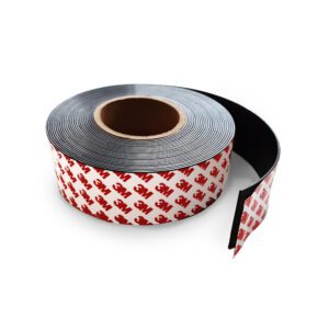 Magnetic tape has a powerful 3M adhesive strip on the opposite side to securely stick to any surface with the dimension of 50mm x 1.5mm, popularly used in crafts, home and DIY, display signs, automotive, engineering, product development, education, retail display, shelf labels and more.