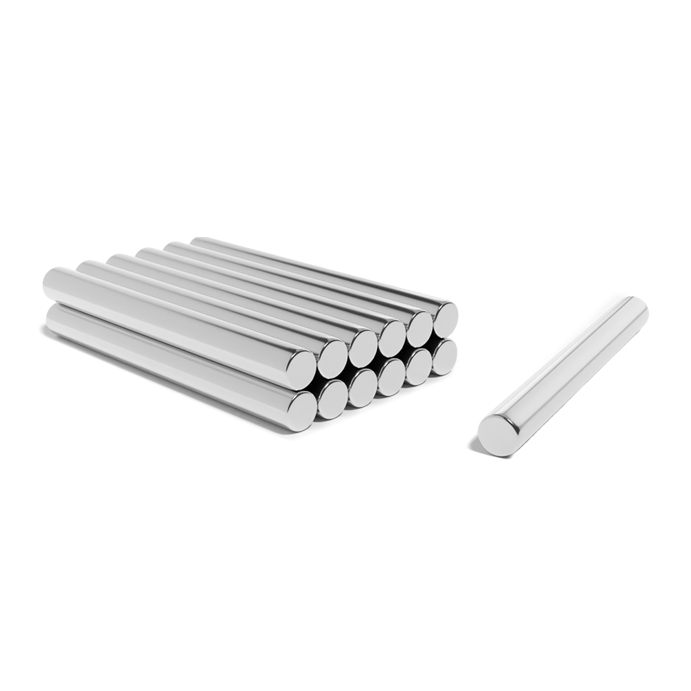 4mm x 40mm Neodymium Cylinder Magnet N54 (0.88KG Pull)