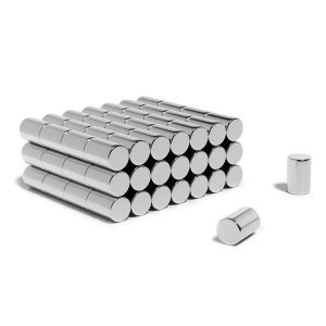 4mm x 6mm Neodymium Cylinder Magnet N54 (0.80KG Pull)