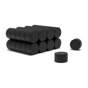16mm x 10mm PTFE Coated Neodymium Disc Magnet N54SH - Max Temp 150°C (11.69KG Pull)