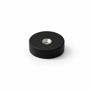 22mm x 6mm x (4.5mm Countersunk Hole) Rubber Coated Neodymium Disc Magnet N35 (2KG Pull)