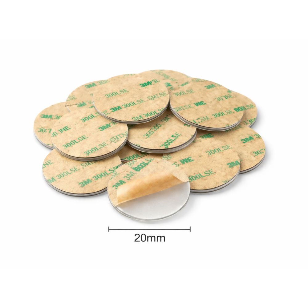 20mm 3M Adhesive Disc Pads - Magnet Store