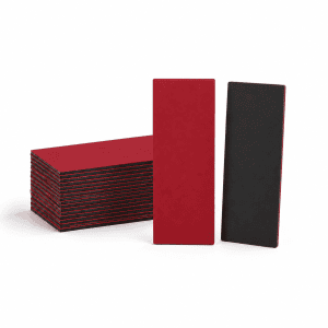 Red Magnetic Strip Name Tag Labels L50mm x W20mm x T0.6mm