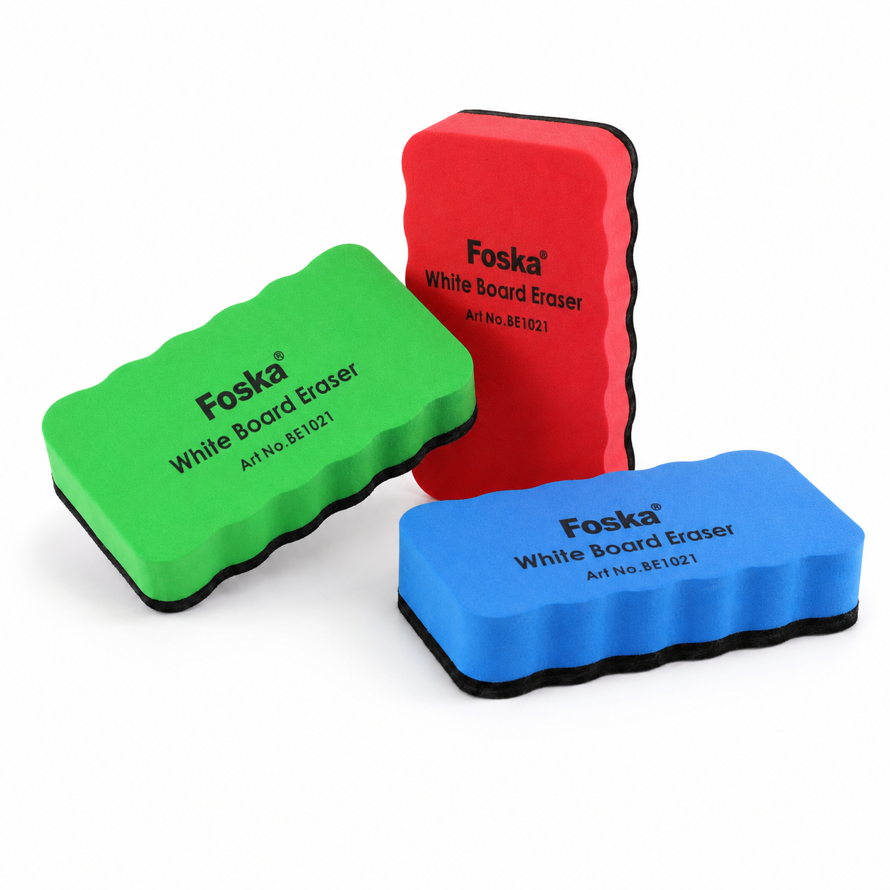 Magnetic Whiteboard Eraser, Assorted Colours