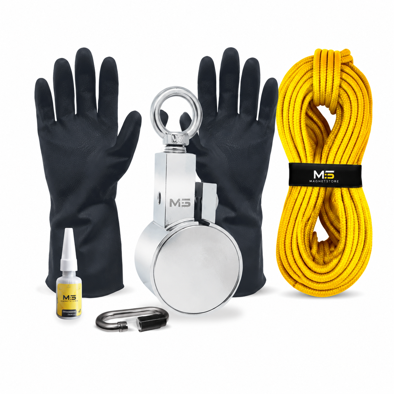 550 Pro™ Professional Magnet Fishing Kit (1,100KG / 2,425LB Pull Force)