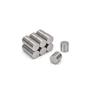 10mm x 10mm Cylinder Alnico 5 Magnet (0.15KG Pull)