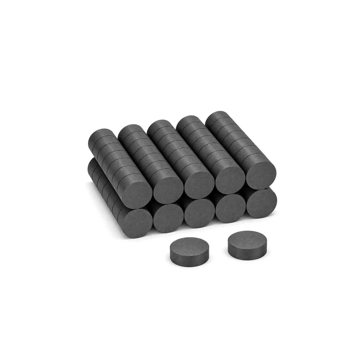 10mm x 5mm Ferrite Disc Magnet Y30 (0.27KG Pull)