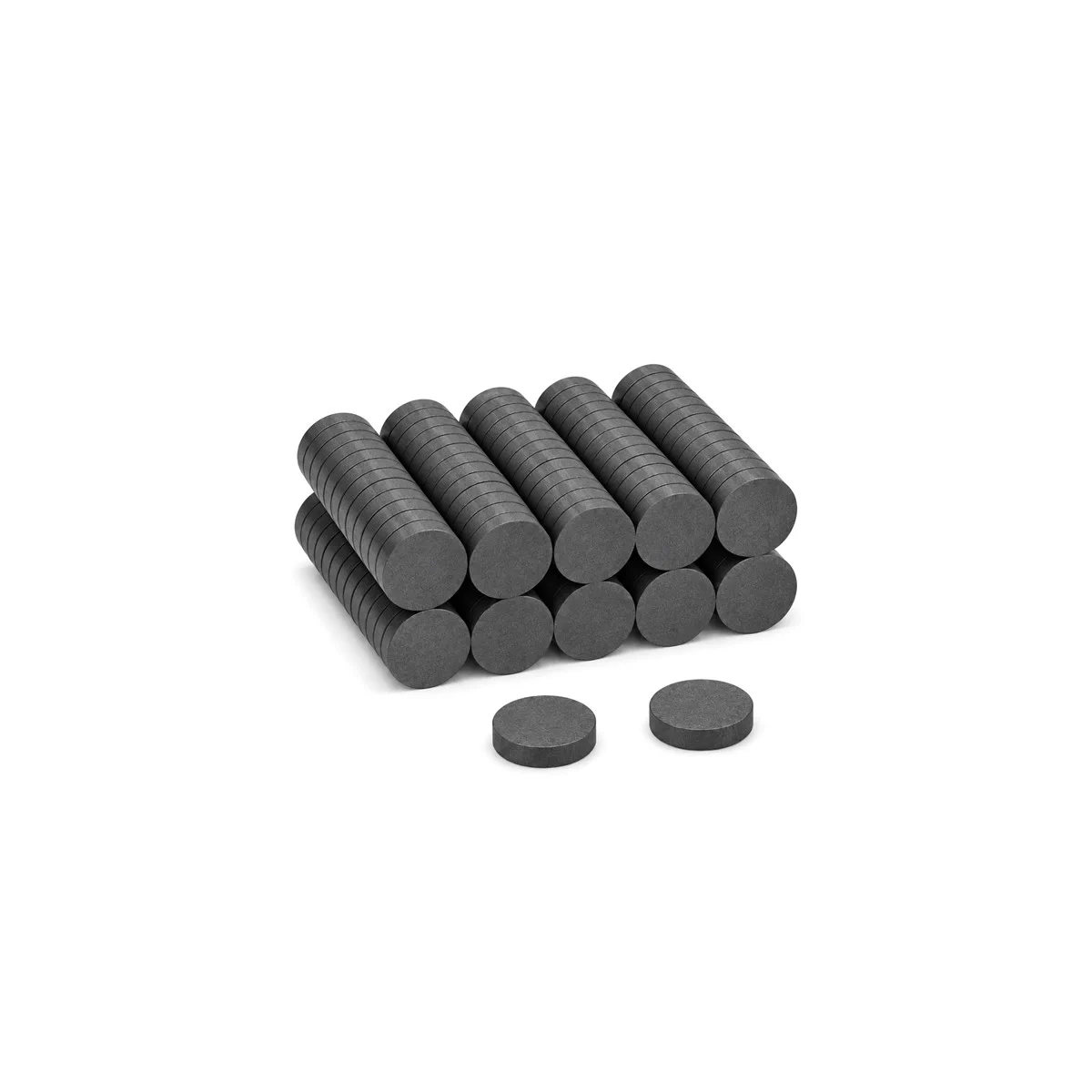 8mm x 2mm Ferrite Disc Magnet Y30 (0.08KG Pull)