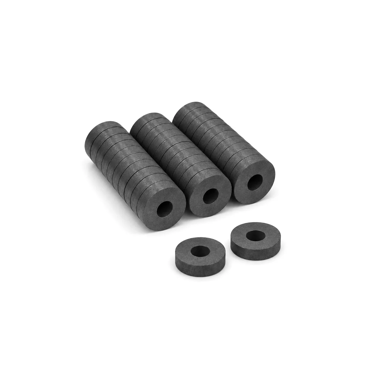 OD14mm x ID5mm x T4mm Ferrite Ring Magnet Y30 (0.31KG Pull)