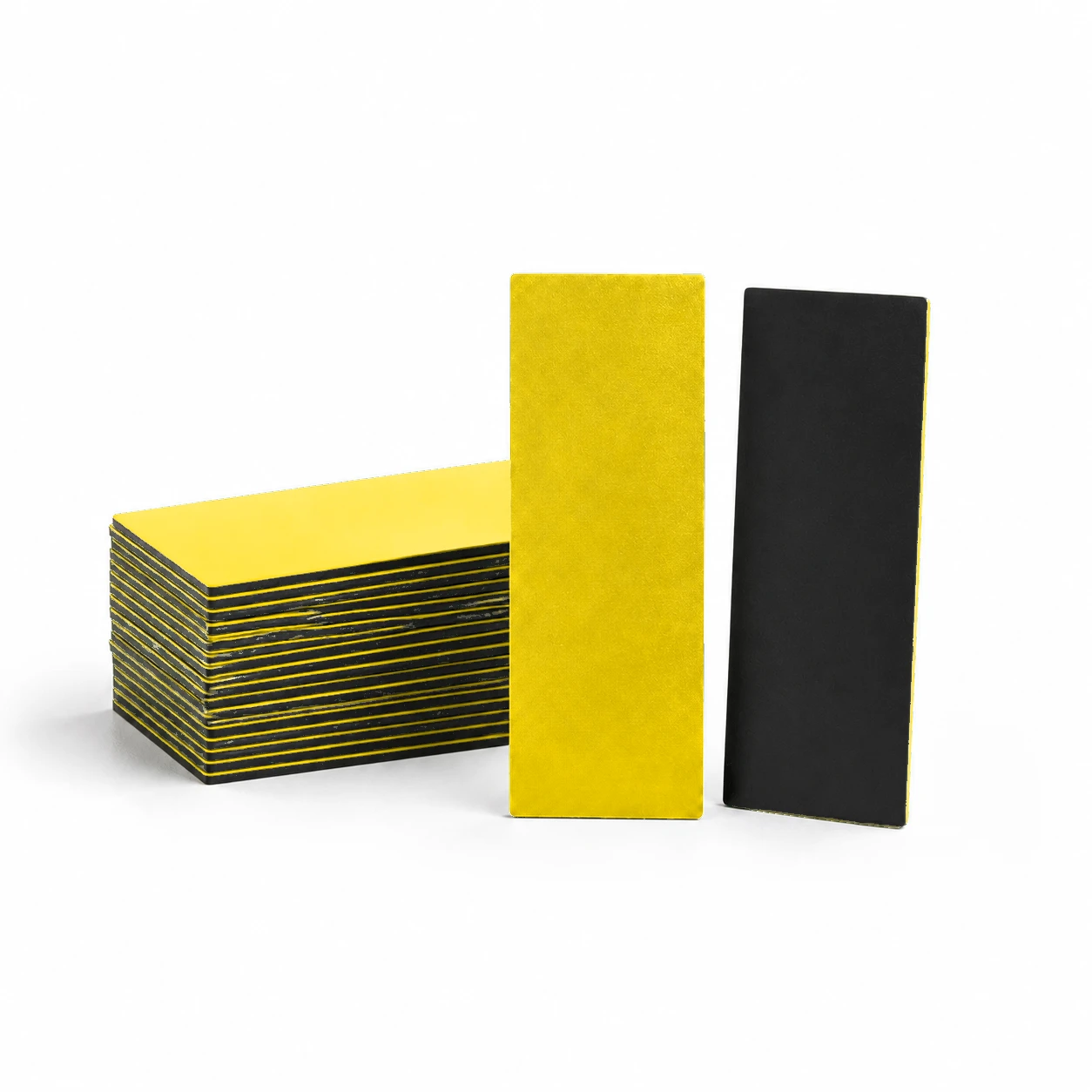 Yellow Magnetic Strip Name Tag Labels 50mm x 20mm
